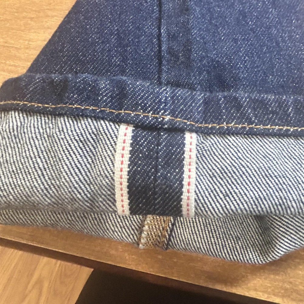 Levis 501 Original Jeans Mens 29x30 Blue Selvedge Button Fly Straight Denim NWT - Picture 2 of 7